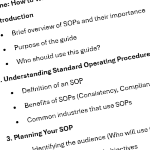 The Power of Outlines in Technical Writing and Instructional Design